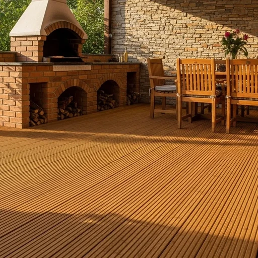Доска террасная лиственница вельвет 28*190*2000, сорт Элита (0,38м2)