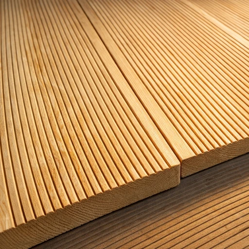 Доска террасная лиственница вельвет 34*140*2500, сорт Элита (0,35м2)